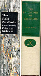 Thus Spake Zrathustra by Friedrich Nietzche - cover spine and spine