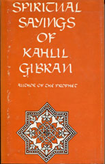 Spiritual Sayings of Kahlil Gibran - front cover