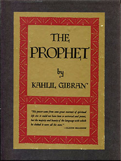 The Prophet by Kahlil Gibran - box front