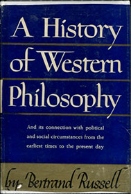 A History of Western Philosophy by Bertrand Russell - front cover