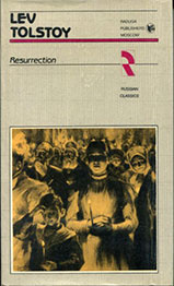 Resurrection by Lev Tolstoy - front cover