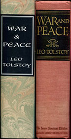 War & Peace by Leo Tolstoy - front cover