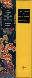 The I Ching or the Book of Changes, the Richard Wilhelm translation, rendered into English by Cary F. Baynes - cover spine and spine