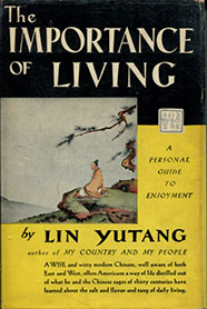 The Importance of Living by Lin Yutang - front cover