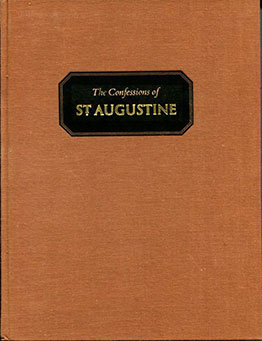 The Confessions of St. Augustine, translated by J.G. Pilkington, illustrated by Edy Legrand - front