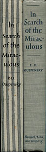 In Search of the Miraculous by P.D. Ouspensky - cover spine and spine