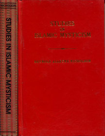 Studies in Islamic Mysticism by Reynold Alleyne Nicholson - spine and front