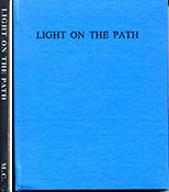 Light on the Path by Mabel Collins - cover spine and front