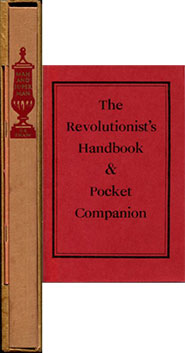 Maxims for a Revolutionary by George Bernard Shaw in the booklet The Revolutionist's Handbook & Pocket Companion by John Tanner, M.I.R.C., which is included with the book Man and Superman by G.B. Shaw - spine and front