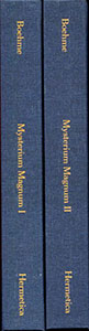 Mysterium Magnum: Volumes One and Two by Jacob Boehme - spines