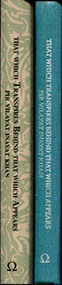 That which Transpires behind that which Appears by Pir Vilayat Inayat Khan - cover spine and spine