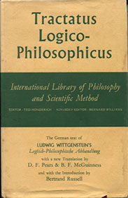 Tractatus Logico Philisophicus by Ludwig Wittgenstein - front cover